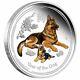 2018 Australia Proof Colorized Lunar Year Of The Dog 1oz Silver $1 Coin With Coa