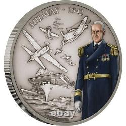 2018 Battles of Midway Battles That Changed History 1 oz Fine Silver Coin