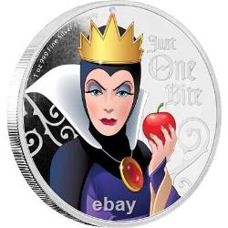 2018 Disney Villains evil queen 1 oz silver coin