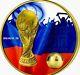 2018 Fifa World Cup Silver Coin 3 Rubles Russia 24kg Gold Gilded