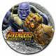 2018 Fiji 2 Oz Silver Avengers Infinity War Thanos (antiqued) Sku#168067