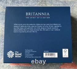 2018 Great Britain 1 Oz Proof Silver Britannia in Original Mint Packaging withCOA