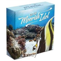 2018 Moorish Idol Reef Fish Collection 1 oz Fine Silver Coin Niue