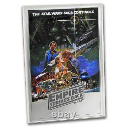 2018 Niue 35 gram Silver $2 Star Wars Empire Strikes Back Poster SKU#170835