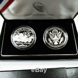 2018-P World War 1 Centennial Proof Silver Dollar & Army Medal Set US Coin20516E