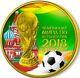 2018 Russia World Cup Kremlin 1 Oz Silver Coin, 24kt Gold