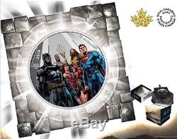 2018 Sliver & 3D Justice League Worlds Greatest Super Heroes 5 Coin Set