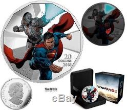 2018 Sliver & 3D Justice League Worlds Greatest Super Heroes 5 Coin Set