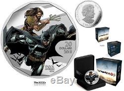 2018 Sliver & 3D Justice League Worlds Greatest Super Heroes 5 Coin Set