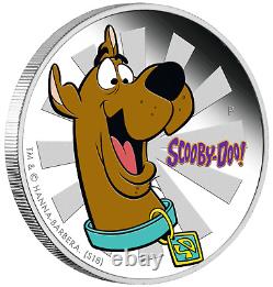 2018 TUVALU SCOOBY-DOO SILVER PROOF $1 1oz COIN NGC PF 70 Ultra Cameo COLOR DOG