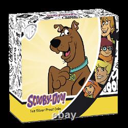 2018 Tuvalu SCOOBY-DOO 1oz SILVER $1 PROOF COIN Dog Year