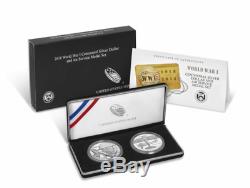 2018 World War 1 Centennial Proof Silver Coin and Service Medal Sets All 5 WWI
