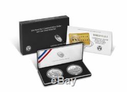2018 World War 1 Centennial Proof Silver Coin and Service Medal Sets All 5 WWI