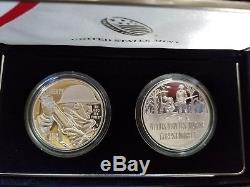 2018 World War I Centennial Proof Silver Coin and Service Medal Set ALL 5 WWI