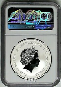 2019 $1 Tuvalu 1 oz Silver Homer Simpson NGC MS70 First Day of Issue Pacific Rim