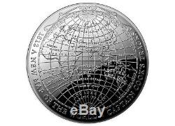 2019 A New Map of the World $5 1oz Fine Silver Proof Domed Two Coin Set