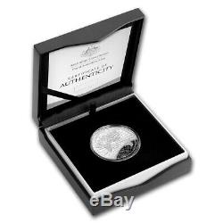 2019 Australia 1 Oz Silver $5 Map Of The World Proof Coin Captain Cooks Tracks