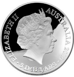 2019 Australia 1 oz Silver 1626 Map of the World Western Domed Proof Coin BoxCOA