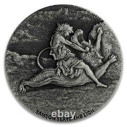 2019 Biblical Series Samson Slays the Lion 2 oz Silver Coin