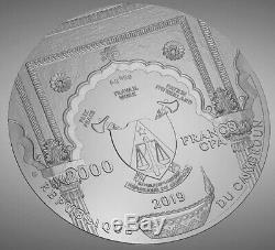 2019 Cameroon 2000 Francs 2 oz SIlver Proof coin World Cultures Series Ganesha