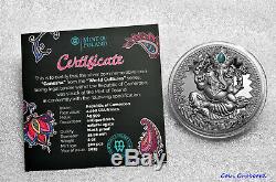 2019 Cameroon GANESHA World Cultures 2 oz Silver Coin Black Proof finish