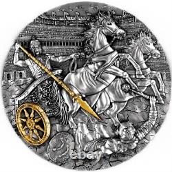 2019 Chariot 2 oz pure silver coin