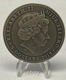 2019 Chariot 2 oz pure silver coin