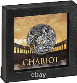 2019 Chariot 2 oz pure silver coin