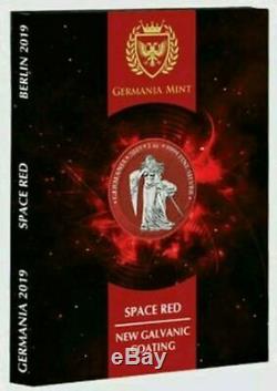 2019 Germania Space Red 1 oz. 9999 Silver Special Edition Coin Berlin World Show