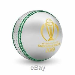 2019 ICC Cricket World Cup $5 Cricket Ball-Shaped Silver Prooflike Coin