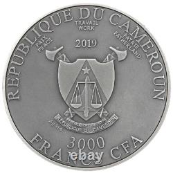 2019 Medusa 3 oz pure silver coin