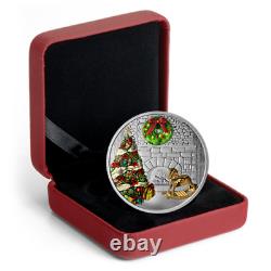 2019 Murano Holiday Wreath 1 oz Fine Silver Coin