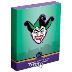 2019 Niue 5 gram Silver $1 Batman Villains The Joker Foil Note