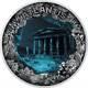 2019 Niue Atlantis The Sunken City Convex 2 Oz Silver Coin
