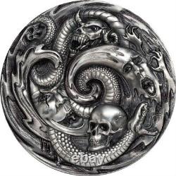 2019 Pandoras the evil within 3 oz epic high relief pure silver coin
