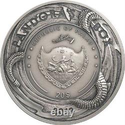 2019 Pandoras the evil within 3 oz epic high relief pure silver coin