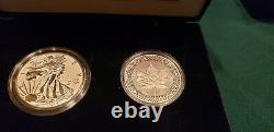 2019 Pride of Two Nations two 2-coin sets from Canada / USA