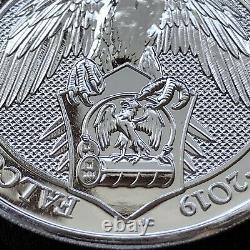 2019 Queen's Beast Falcon of Plantagenets 2 oz. 9999 Silver UK Coin Brexit