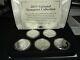 2019 Solid Silver 5 Piece World Class Coin Set Withdisplay(metal) Box & Cert! Look