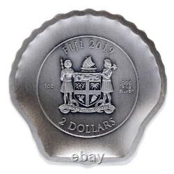 2019 Scallop Seashell Castaway Collection 1 oz Pure Silver Coin