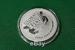 2019 Silver Shield Global Ponzi 1 oz. 999 fine silver proof coin withCOA & Box