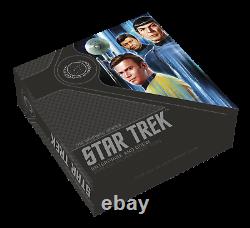 2019 Star Trek ENTERPRISE & CREW 2oz $2 Silver Proof Coin