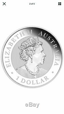 2019 World Money Fair Berlin Show Special Kookaburra 1oz $1 Silver Colored Coin