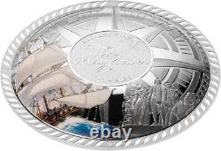 2020 400TH Anniversary of the Mayflower 50 grams Pure Silver Convex Coin
