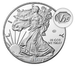 2020 American Silver Eagle Proof V75 End of World War II (20XF) for Collectors