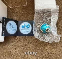 2020 Blue Marble Planet Earth 3 oz Pure Silver Spherical Coin Barbados