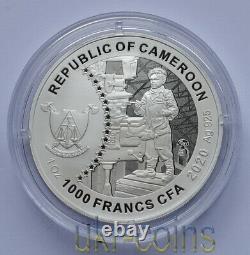 2020 Cameroon Russia USSR Plane Bomber Aircraft Po-2 War WWII Silver Color Coin