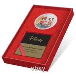 2020 Disney Year of the Mouse Longevity 1 oz Pure Silver Proof Coin