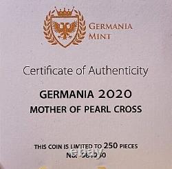 2020 Germania Mother of Pearl 1 Troy Oz Silver. 9999 #98 of 250