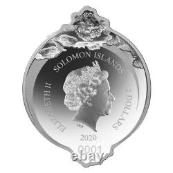 2020 Giant Seahorse Giants of the Galapagos Islands 1 oz Pure Silver